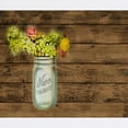 thumbnail image 2 of CafePress - Mason Jar Floral Barn Wood Western Country Mousepa - Non-slip Rubber Mousepad, Gaming Mouse Pad, 2 of 6