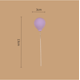 thumbnail image 5 of Decoración del coche con forma de globo, adornos de arcilla para el salpicadero, adorno de escritorio, regalo de decoración del hogar Xemadio HMJM091-3, 5 of 5