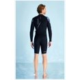 2MM Neoprene Shorty Men Front Wetsuit Zip Long Sleeves Diving Suit for