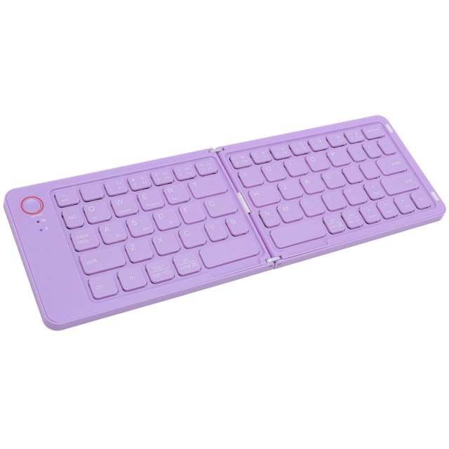 Clavier Pliable, Design Mince et Aimants Sécurisés, Clavier Portable pour Téléphone Tablette Ordinateur Portable, Clavier Compact 67 Touches Rechargeable