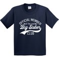 thumbnail image 3 of Inktastic Official Member of the Cool Big Sister Club Youth T-Shirt, 3 of 5