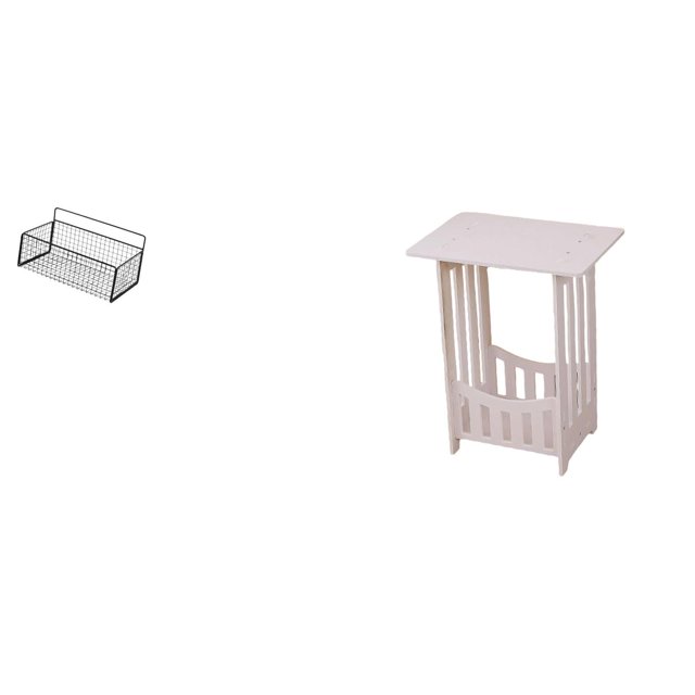 Cesta de almacenamiento colgante,Cesta de almacenamiento para gabinete organizador de pared colgante,Estantes de pared con decoración de granja,Mesilla de noche,Mesa auxiliar Mesa auxiliar