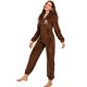 thumbnail image 1 of Pijamas cálidos de invierno para mujer, monos de lana esponjosa, ropa de dormir, conjuntos de capucha de talla grande en general, pijamas para mujeres AdultS-5XL, 1 of 4