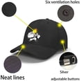 thumbnail image 3 of Baseball Cap Adjustable Dad Hat Unstructured Cotton Hat, 3 of 9