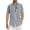 Navy, variant on Meichang Men's Striped Linen Shirts Button Down Hawaiian Beach Casual Short Sleeve Button-up Regular Fit Dress Blouses Summer Holiday Shirts for Men