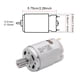 thumbnail image 2 of Scienceny Coche de juguete de hierro para niños, Motor eléctrico desmontable, reparación de repuesto profesional, 12V, 15000RPM, accesorios de piezas de Adaptadores de husillo de torno Scienceny TO010146-01, 2 of 6