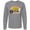 AC-Heather Grey, variant on Inktastic I'm a 50's Kid 1950's Style Birthday Jukebox Long Sleeve T-Shirt