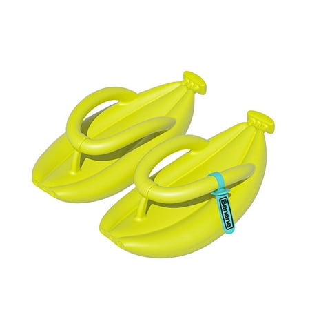 

Adult EVA Flip Flops Slippers Summer Fashion Banana Shape Anti-Slip Thick Bottom Soft Shoes for Indoor/Outdoor