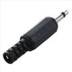 thumbnail image 4 of 20 X Negro Plastico 3.5mm Macho Mono Calvija Jack Conector Adaptador de Audio, 4 of 5