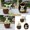 Brown, variant on 1Pcs Easter Resin Decor under $5! Yrmaups Easter Resin Decoration, Chocolate Eggshell Bunny Figurine, Seasonal Residence Decor for Tabletop, Shelf, Mantel, Spring Festival Ornament