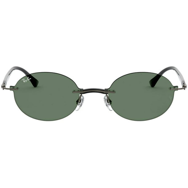 Ray-Ban Rb8060 Titanium Oval Sunglasses 