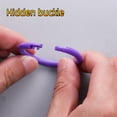 thumbnail image 5 of 50pcs Colorful Plastic Detachable Binder Rings, Paper Clips for Ring Binding, 5 of 9