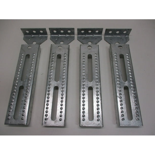 (4) Boat Pontoon Trailer 10" Bolster Bunk Board Adjustable Swivel