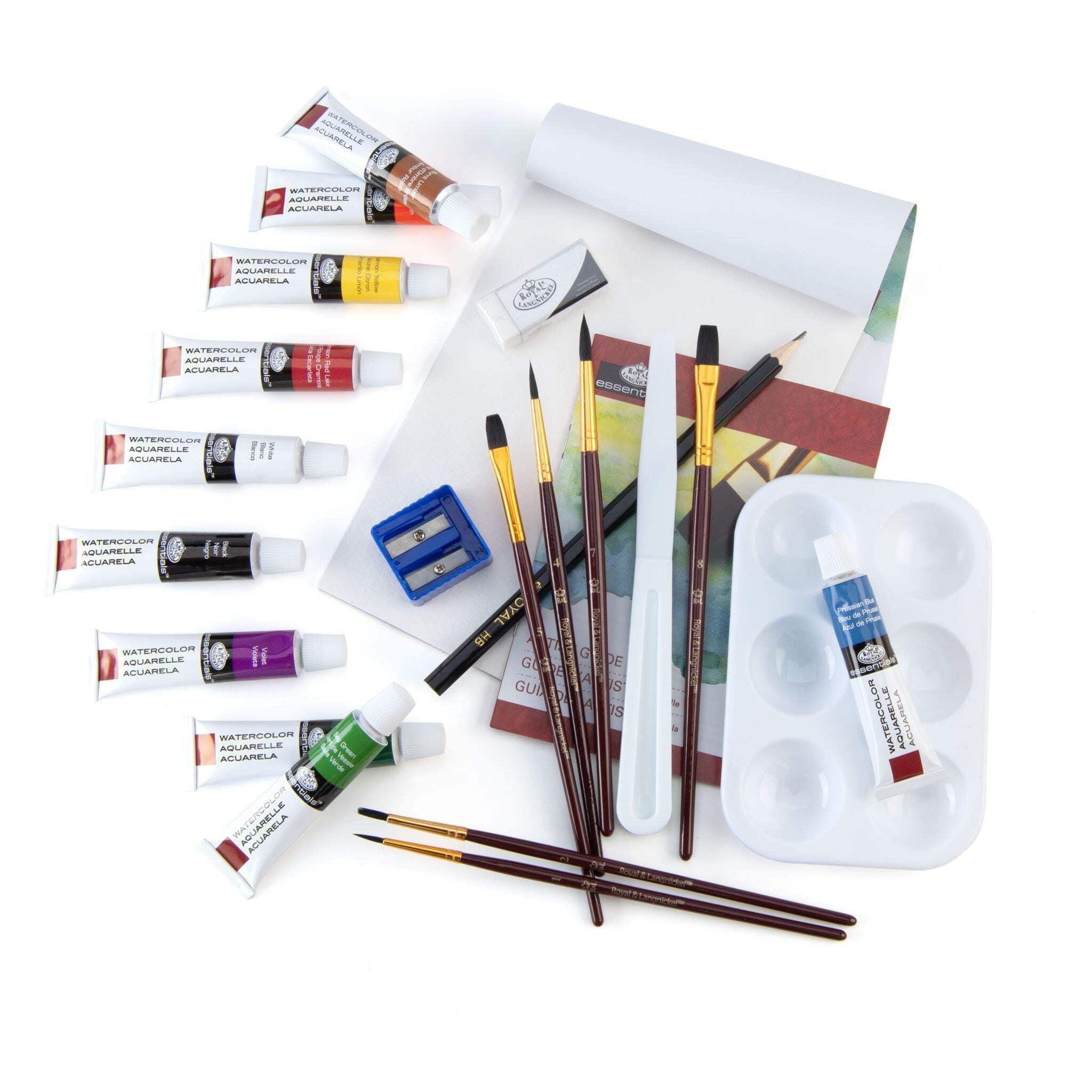 Royal & Langnickel Essentials™ 24pc Watercolor Painting Travel Art Set