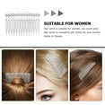 thumbnail image 2 of Shisuyan Clear Hair Combs For Women Delicate Design 20Pcs 2.8X1.8X0.3In, 2 of 8