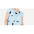 thumbnail image 2 of Alfani Women's Printed T-Shirt Blue Size Medium, 2 of 3