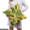 thumbnail image 4 of Ambesonne Tropical Fabric by the Yard Upholstery, Energetic Exotic Leaves, 5 Yards, Yellow Olive Green, 4 of 4