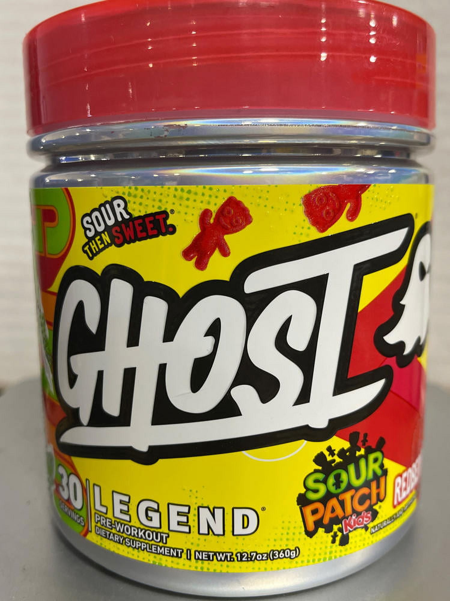 GHOST Legend All Out Pre-Workout Powder, Blue Raspberry - 20 Servings -  Pre-Workout Supplement for M…See more GHOST Legend All Out Pre-Workout  Powder