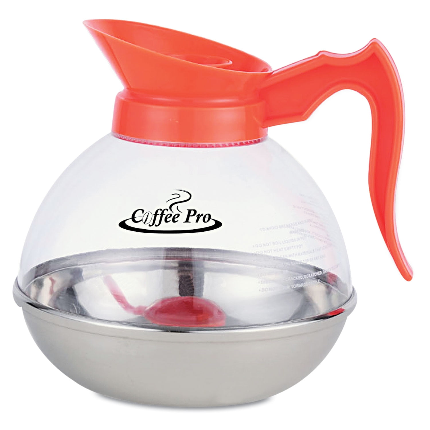 Coffee Pro, CFPCPU13, Unbreakable 12-cup Decanter, 1 Each, Clear