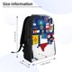 thumbnail image 4 of Disketp The Map Of United States Mochila Unisex de Apertura Lateral Completa, Mochila para Laptop para Escuela, Trabajo y Viajes, 4 of 8