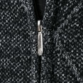 thumbnail image 7 of Pejock Men's Fleece Jacket Stand Collar Full Zipper Knitted Sweater Coat, Soft Polyester Long Sleeve Casual Outerwear with Pockets for Daily Winter Spring Wear, 7 of 7