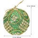 thumbnail image 4 of 3 bolas de adorno para árbol de Navidad, minibolas de espuma con purpurina para colgar, decoración colgante de 8 cm (verde), 4 of 4