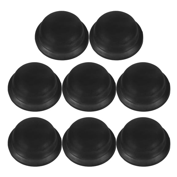 SEWOART 8Pcs Black Patio Umbrella Top Screw Cap Replacement Universal Fit Durable Plastic End Caps