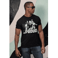 thumbnail image 4 of Black and Proud Black History Month Men's T-shirt, 2XL, Charcoal, 4 of 6