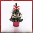 thumbnail image 1 of Adorno de árbol de Navidad, mini árbol artificial, adornos para regalos de Navidad familiares, 20 cm, 1 of 5