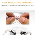 thumbnail image 3 of Fznkrag 6Pcs Elastic Shoe Laces for Kids and Adults Sneakers,Elastic No Tie Shoelaces, White, 3 of 7