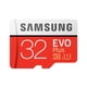 thumbnail image 1 of Memoria Samsung 32GB EVO Plus MicroSDHC 95MB/s Clase UHS-I (U1), 1 of 8