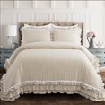 thumbnail image 1 of Lush Decor Ens Ella Shabby Chic Ruffle Lace 3Pc, 1 of 7
