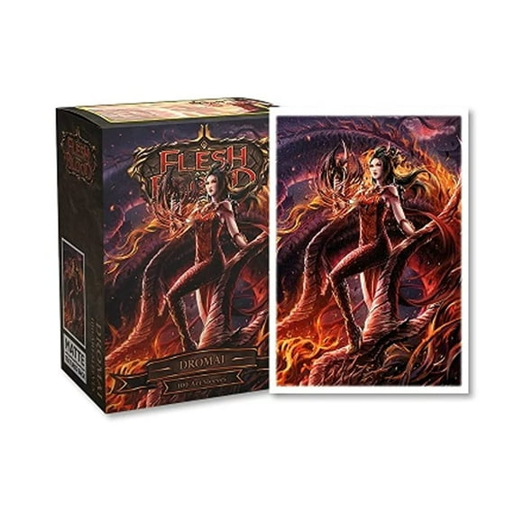Dragon Shield Sleeves - Flesh and Blood: Dromai 100 CT - MTG Card Sleeves are Smooth & Tough - Compatible with Pokemon & Magic The Gathering Card Sleeves