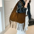 thumbnail image 3 of SPEKSEE Vintage Fringe Hobo Bag with Tassel Underarm Purse Hippie Western Cowgirl Purse Tote Bag for Women, 3 of 18