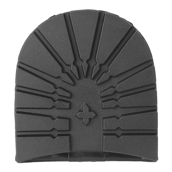 Boots Rubber Half Sole And Heel Non-Slip Mute Sole, Sports Leather Boots Bottom Non-Slip Protector Sole Shoe Repair Accessories[black heel]