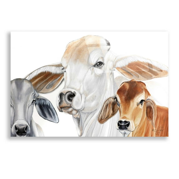 Epic Art 'Ranch Life' by Diane Fifer, Acrylic Glass Wall Art, 24"x16"