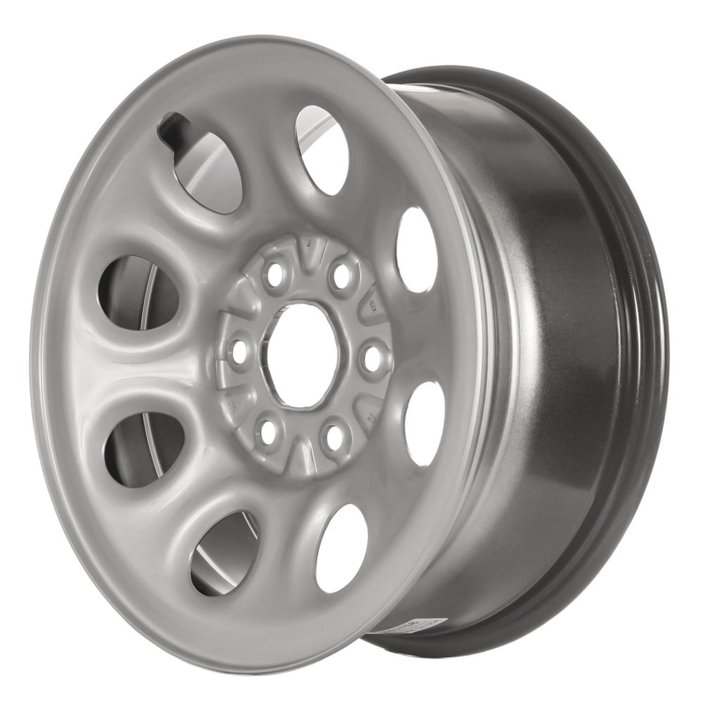 17 X 7.5 New Premium Replacement Steel Wheel Replica, Silver, Fits 2005
