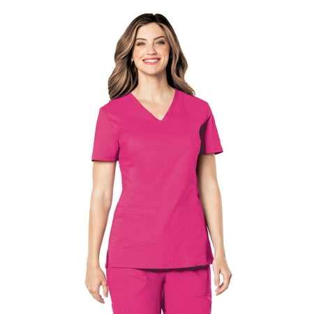 Landau Tailored 2 Pockets Scrub Top (Women)