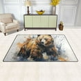 thumbnail image 3 of Bear Area Rug Washable Floor Carpet Mat 60 x 39 inch for Bedroom Living Room Kids Room Home Decor, 3 of 7