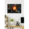 thumbnail image 3 of Orbiting Solar System Wall Poster, 22.375" x 34", 3 of 4