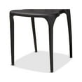thumbnail image 3 of Baxton Studio Warner Modern and Contemporary Black Plastic 4-Piece Dining Chair Set, 3 of 7