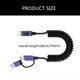 thumbnail image 3 of Retractable USB C Charging Cable Cord with Digital Power Display Wear Resistant Suitable for Type C Fast Charging Dat, 3 of 4