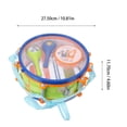 thumbnail image 2 of OULII 1 Set Musical Instruments Toys Plastic Assorted Color Hand Eye Ear Brain Coordination Indoor Use, 2 of 5
