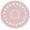Pink/Ivory, variant on SAFAVIEH Kids Swirling Squares Area Rug, Purple/Ivory, 3' x 3' Round