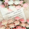 thumbnail image 2 of Bewildely Rosa Artificial Ramo Falso Seda Flores de Boda Fiesta Jardín Hogar Kits de decoración para fiestas violeta Bewildely JJ16225-08, 2 of 6
