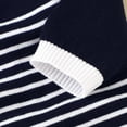 thumbnail image 6 of Boy Baby Romper 100%Cotton Knit Newborn Jumpsuit Outfit Long Sleeve Autumn Toddler Child Clothing Fashion Stripe Anchor Playsuit, 6 of 6