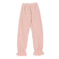 thumbnail image 1 of Posijego Fleece Pajama Pants Women Ruffle Elastic Bottom Lounge Pants Sleepwear Fuzzy Warm Pjs Pants, 1 of 6