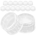 thumbnail image 2 of MOVTOTOP Martini Shaker Set 15Pcs Transparent Plastic Lids for Professional Baristas and Home Users, 2 of 7