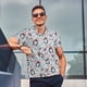 thumbnail image 4 of Fotbe I Love USA Camiseta Polo de Golf para Hombre con Estampado – Camisa Deportiva Transpirable con Cuello Abotonado-Small, 4 of 6