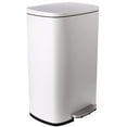 thumbnail image 5 of Arlopu 50L / 13.2 Gallon Trash Can with Foot Pedal, Kitchen Garbage Bin with Soft Close Lid, Rectangular Waste Bin for Home Office Bathroom, 5 of 9